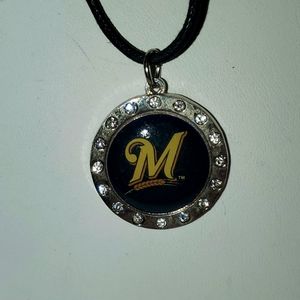 Initial "M" Necklace